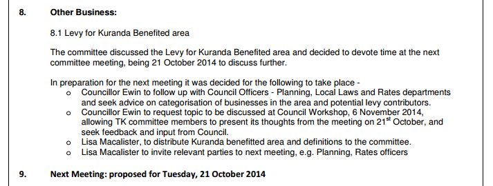 tourism-kuranda-minutes-16-september-2014-intro-levy