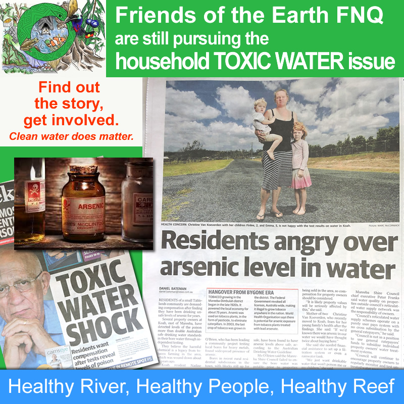 OPEN ISSUE: TOXIC HOUSEHOLD WATER